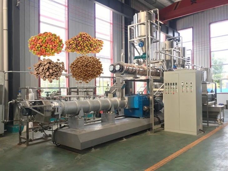 1ton Pet Dog Cat Food Feed Extruder Processing Plant